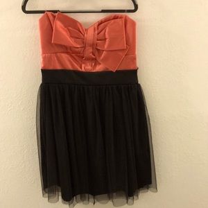 Strapless party dress